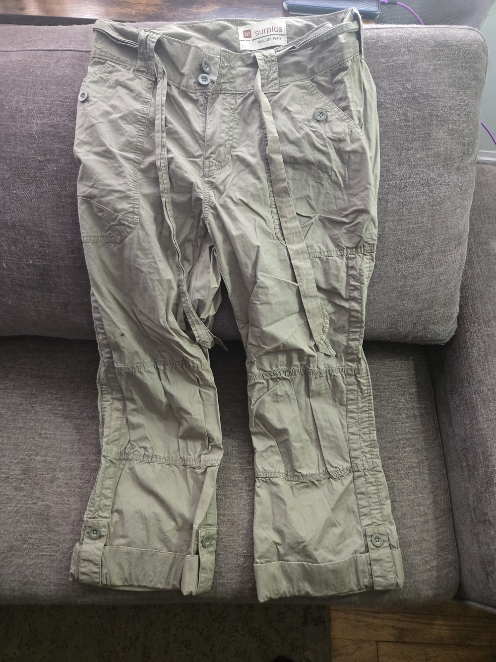 GAP Women's Olive Utility Cargo Pants